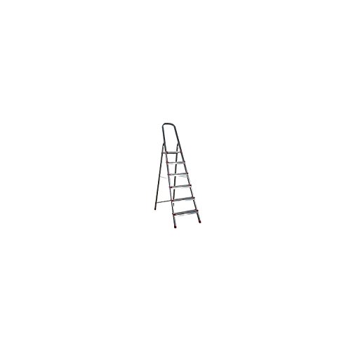 Leiter Aluleiter Trittleiter Haushaltsleiter Alu Malerleiter Stufenleiter 6 Stufen - 2