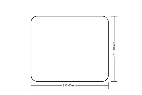 Perixx DX-1000 M Gaming Mauspad – Anti-Rutsch-Funktion – Präzise Performance – Abmessung 250x210x2mm – Schwarz - 6