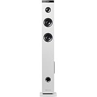 Energy Sistem Tower 3 g2 - Sistema de Sonido (2.1, 45 W, USB, MicroSD, Line-in, RCA y FM) Color Blanco