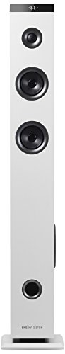 Energy Sistem Tower 3 g2 White (Lautsprecherturm, Bluetooth 4.1, 45 W Leistung, RCA, 3,5 mm Audio-in)-Weiss