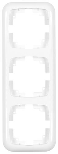 Preisvergleich Produktbild Abdeckrahmen ''AMBIENT''. Unterputz. 3-fach. 222x80x11 mm. polarweiß