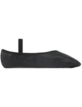 1000 Rumpf Ballett Schläppchen Weite N - schmale Weite - mit gratis Ansteck Button Turn Gymnastik Tanz Jazz Sport