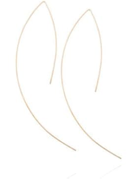 By Boe - Ohrhänger Open Angular - Silber vergoldet