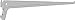 Element System Pro-Support Bracket Single Row, Pack of 2, 7 CM, 3 colours, Length 35 CM, Wall Shelf, White, 18133-00012