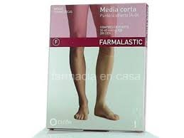 CINFA Farmalastic media corta normal beige t/reina plus