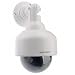 Realistic Looking Dummy Speed Dome Waterproof Security Camera with Flashing Red Light White RS.3024.00