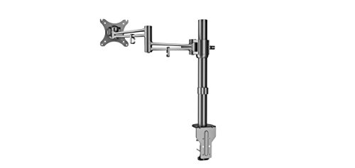 Bramley Power LCD-LED-Monitor-Halterung für den Schreibtisch, sehr stark bei nur leichtem Gewicht, Aluminiumdruckguss, hält Monitore bis zu einer Größe von 76,2 cm (30 Zoll), neig- und schwenkbar (Neigung ± 15 °, drehbar 180 °, Drehen 360 °) - 3