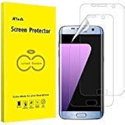 JETech Protector de Pantalla Compatible Samsung Galaxy S7 Edge (NO para S7), Alta Definición TPU, Compatible con Funda, 2 Unidades