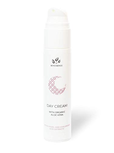 Benessence - Crema de día ecológica con aloe vera (1 x 50 ml)