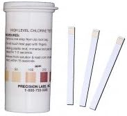 Selfc ontrol/CZD CL1000 01/Chlorine Test for Large Quantities (0 – 1000 ppm) 50 Test Strips