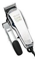 Wahl Professional Corded Hair Clippers - Chrome Super Taper Combo Set (Free Trimmer)