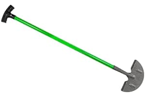 GPH GARDEN PET HOME HEAVY DUTY | Edging Knife | Gardening Edge Cutter | Boarder Edger Design | Lawn Edging Tool | Half Moon Lawn Edger | Sidewalks, Driveways, Gardens | Carbon Steel | 920mm