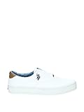 Material: Tissue U.S. Polo Assn. 4018S9/C1 Herren Slipper Weiß, EU 43