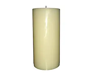 Winsome Decorative |Ivory Unscented Pillar Candle| Size- 3x6 Inches | Burning Time 100-110 Hours |Best for Meditation, Christmas, Home Decor, Diwali, Center Table,Living Room.