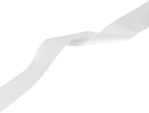 White Satin Double Faced Ribbon (3mm x 3metres)