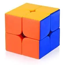AKSH Rubiks Rubix 2X2 High Speed Stickerless Speedy Rubik Magic Puzzle Cube (2*2 Cube)