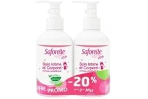 Saforelle Miss Soin Intime et Corporel Lot de 2 x 250 ml