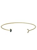 Fossil Damen-Manschetten Armbänder Edelstahl zirkonia JF02944710