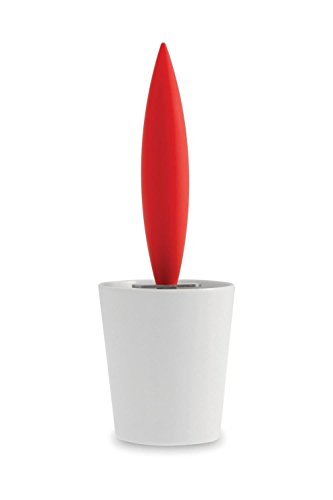 Legnoart Spicy ROTAE Pizzaschneider Edelstahl Gummi Porzellan Rot PC-1R