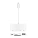 Produktbild CSCF 4-in-1-OTG-Kartenleser Lightning zu SD TF Micro SD-Multifunktions-Kartenleser USB 2.0 Adapter Converter für iPhone iPad