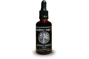 ANCIENT PURITY Lugols Iodine - 50ml (The Missing Health Element) Thyroid/Brain/Anti-viral