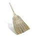 Produktbild Unbekannt - Stroh-Besen Besen Noelle 5-costura 30 cm mit Griff Voller Besen 130 cm lang