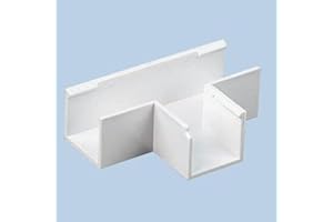 Cable-Core Mini Trunking Flat Tee 16mm x 16mm x 5