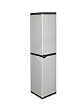 armario exterior lavadora Gris Mongardi 7813C04, Mueble Modular con Anta, 34 x 39,5 x 85 cm, Gris