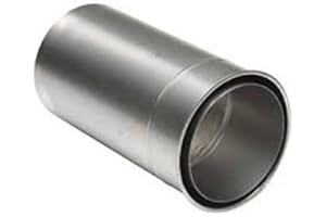 ROTTHUES Mauermuffe Ø150 mm 30 cm lang kürzbar Wandfutter kürzbar Doppelwandfutter für Rauchrohr Ofenrohr Kaminrohr