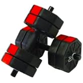 TAN SPOR 20 Kg Dambıl - Kısa Bar - Ağırlık - V&uuml;cut Geliştirme Fitness Dumbell Seti