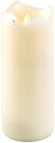 echtwachskerzen mit batterie und fernbedienung Täuschend echt: imitiert das Flackern der Flamme mit Candle-Light-LED und beweglicher Flamme • Lange Lebensdauer der Candlelight-LED: bis zu 20.000 Stunden • Benötigt 3 Batterien des Typs AA (bitte dazu bestellen)