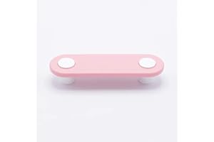 Poliplast Maniglia Mobile Bambini - Maniglia per Bambini in Gomma, Rosa, Scandinavo, Lucido