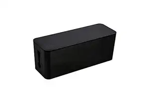 Tidy Up! Wire Bin (Black): Cable Organiser/Spike Buster Box/Desk Organiser/Hide Wires