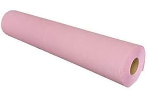 Rollo de Papel Camilla De Color 1 Capa 1,5 kilos 70mts aprox Kavak Cosmetics (ROSA, X1 UNIDAD)