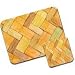 Produktbild Holzkorb, Flechtkorb, Looklike Hintergrund &Premium Mauspad Und Untersetzer