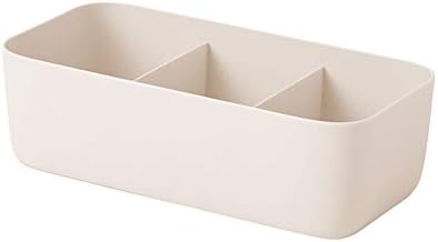 XdremYU Storage Box Foldable Organiser Stackable Container Cube Basket Bucket Art Craft 3 Grids Underwear Socks Towel Desktop Drawer Divider Organizer Home Supply for Kids elder men women