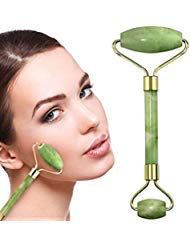 Jade Roller for Face | Beauty Roller to Improve The Appearance of Your Skin, Provide Relaxation, Massage Your Face & Enhance Your Skin Care Routine | Real 100% Natural Jade Stone Kit for Face & Neck