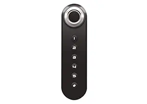 Ozone Smart Furniture Lock OZFL-66V-PF; Vertical & Handy; 24 Months Warranty; Fingerprint & Master PIN Code Access; Automatic Locking System; Black