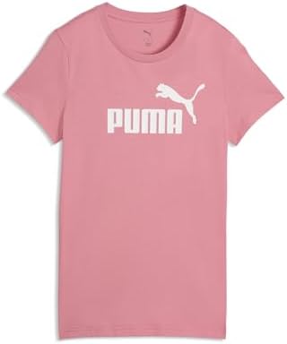 PUMA T-Shirt con Logo Ess N. 1 da Donna XS, Wild Pink