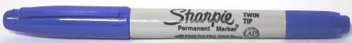 Preisvergleich Produktbild Sharpie Twin F / UF Spitze, blau, 12 Stück