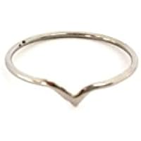 Ring Knöchelring kleine Spitze silber