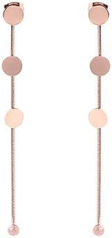Earrings MJW&EH Women's Drop With Gift Box, Metallic Elegant Korean Stainless Steel Circle Jewelry Daily Costume Jewelry, one size