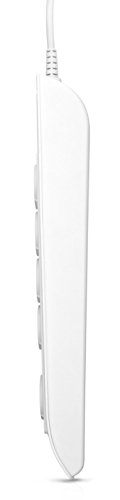 V7 SA0502W-8E5 Überspannungsschutz-Steckdosenleiste (5 Ausgänge, EMI-/RFI-Filter, Montagebohrungen, 1050 Joule, 22500 A, 2m) weiß - 4