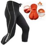 3/4 Padded cycle tights - Jaggad (Large (31" - 33"))