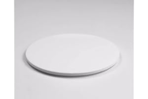 TIELO 3mm Gloss White Plastic Circle Discs 5mm Thick Acrylic (50-500mm) Laser Cut (100mm Diameter, Pack of 1)
