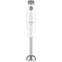 Moulinex Mixeur Easychef Mixeur à Main 450 W 2 Vitesses Lames Zelkrom Blanc DD451110