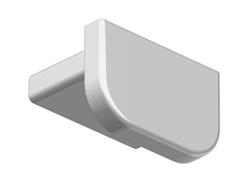 GARDUNA 120cm Schleuderschiene Gardinenschiene Vorhangschiene, Aluminium, silber, hochwertig eloxiert, 1-läufig - 4