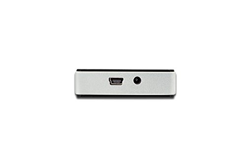 DIGITUS USB 2.0 HUB, 10-Port, 4x USB A, 1x USB B mini, inkl. USB A – mini USB Kabel & 5V 4A Netzteil, schwarz - 3