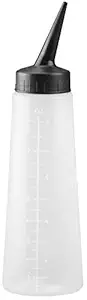 Slant Tip Applicator Bottle 8 oz. - 6 pieces, hair color, hair applicator, hair chemicals, hair dye, apply application fast, helps with applying hair color, easy to use, salon, stylist, plastic by Tolco