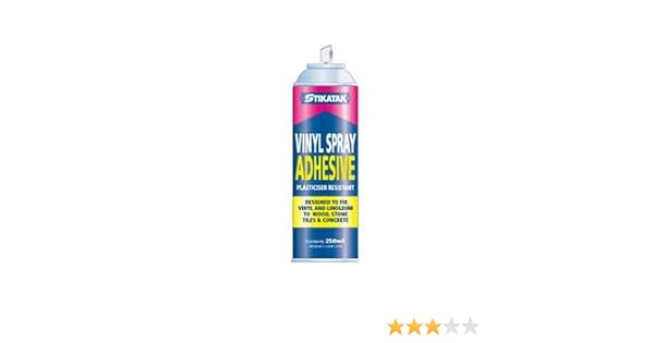 Stikatak All Purpose Super Spray Vinyl Flooring Adhesive 250ml
